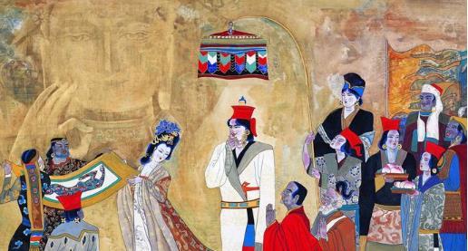 史上真正的文成公主嫁给松赞干布并不幸福，他其实更爱另一位公主